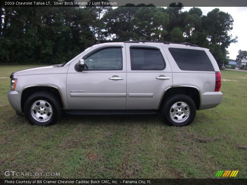 Silver Birch Metallic / Light Titanium 2009 Chevrolet Tahoe LT