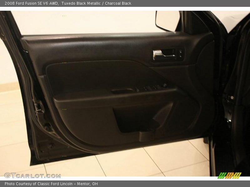 Tuxedo Black Metallic / Charcoal Black 2008 Ford Fusion SE V6 AWD