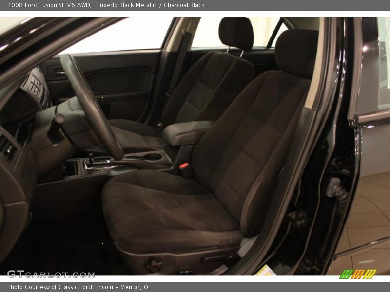 Tuxedo Black Metallic / Charcoal Black 2008 Ford Fusion SE V6 AWD