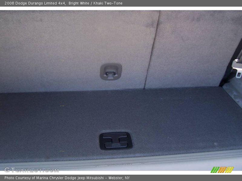 Bright White / Khaki Two-Tone 2008 Dodge Durango Limited 4x4