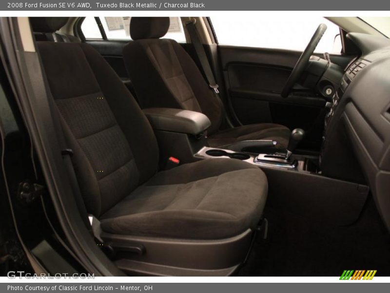 Tuxedo Black Metallic / Charcoal Black 2008 Ford Fusion SE V6 AWD