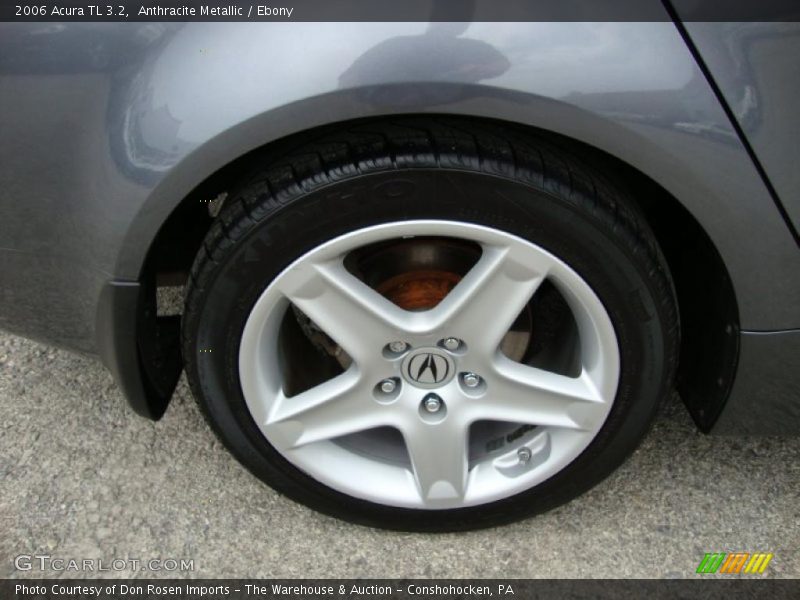 Anthracite Metallic / Ebony 2006 Acura TL 3.2