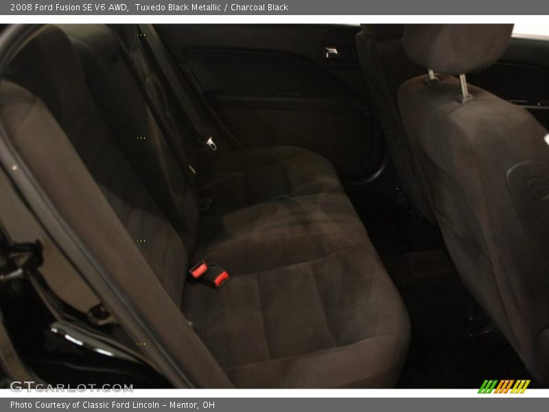 Tuxedo Black Metallic / Charcoal Black 2008 Ford Fusion SE V6 AWD