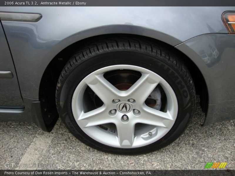 Anthracite Metallic / Ebony 2006 Acura TL 3.2