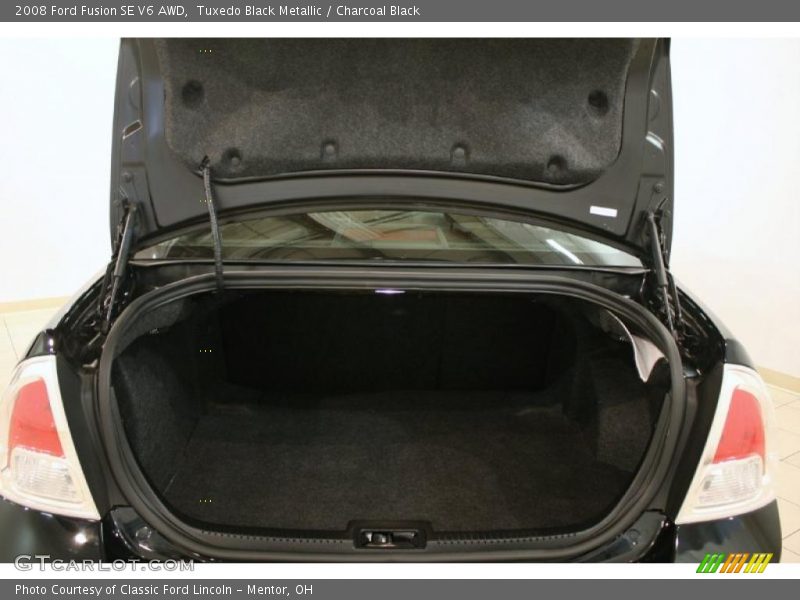 Tuxedo Black Metallic / Charcoal Black 2008 Ford Fusion SE V6 AWD