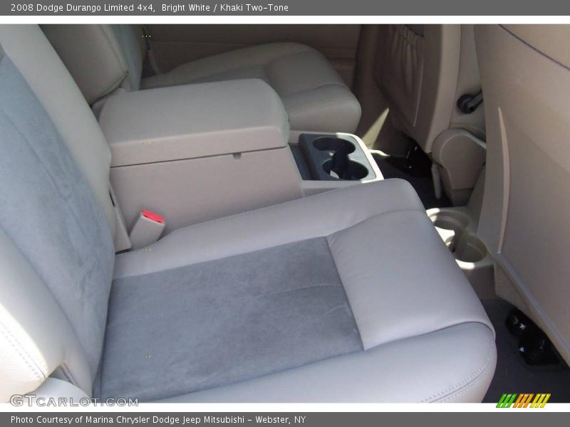 Bright White / Khaki Two-Tone 2008 Dodge Durango Limited 4x4