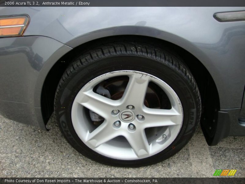 Anthracite Metallic / Ebony 2006 Acura TL 3.2