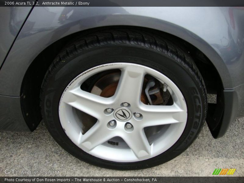 Anthracite Metallic / Ebony 2006 Acura TL 3.2