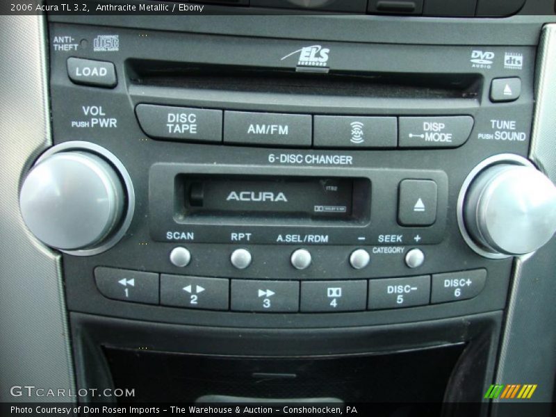 Anthracite Metallic / Ebony 2006 Acura TL 3.2