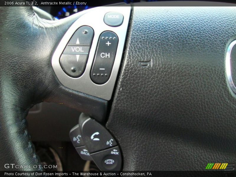Anthracite Metallic / Ebony 2006 Acura TL 3.2