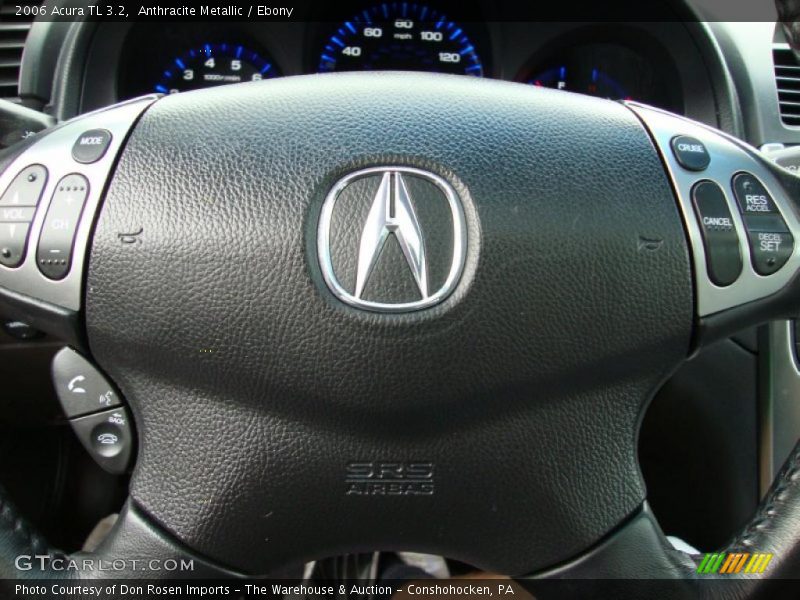 Anthracite Metallic / Ebony 2006 Acura TL 3.2