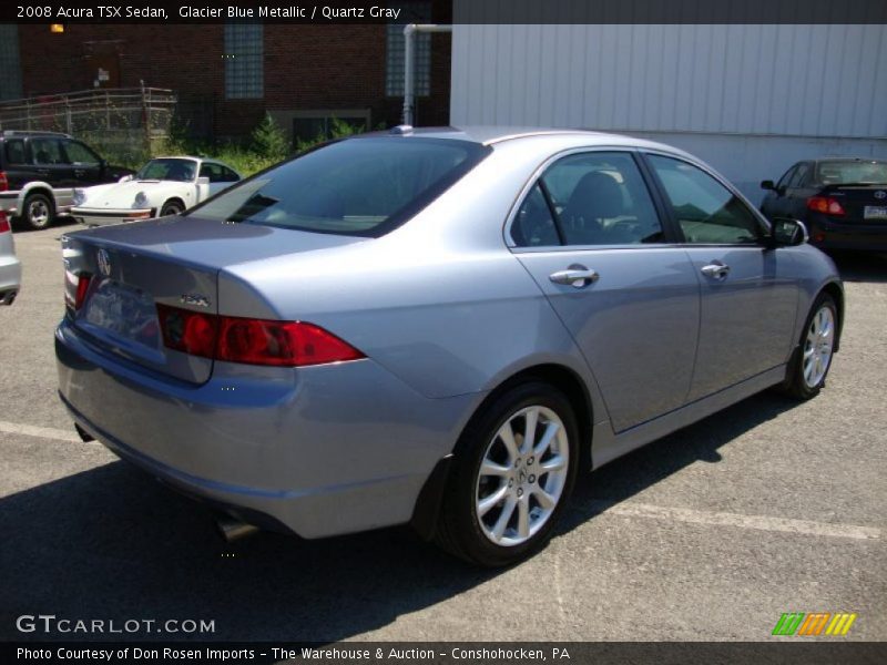 Glacier Blue Metallic / Quartz Gray 2008 Acura TSX Sedan
