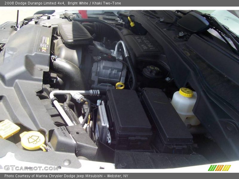 Bright White / Khaki Two-Tone 2008 Dodge Durango Limited 4x4