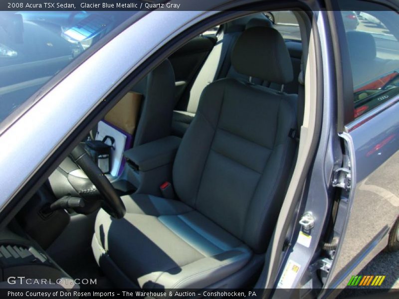 Glacier Blue Metallic / Quartz Gray 2008 Acura TSX Sedan