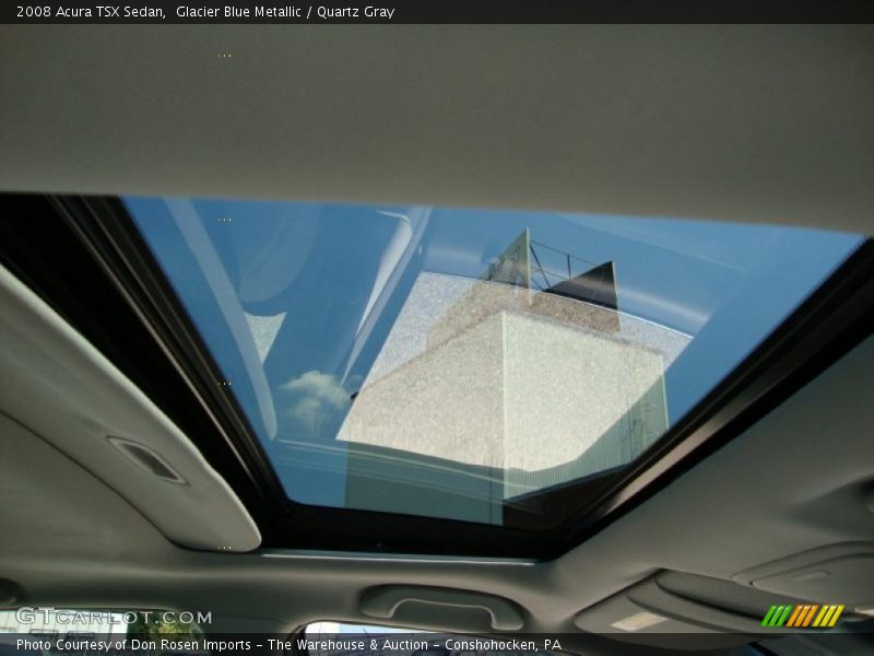 Glacier Blue Metallic / Quartz Gray 2008 Acura TSX Sedan