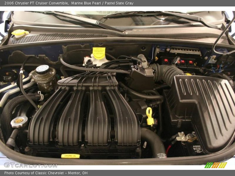 Marine Blue Pearl / Pastel Slate Gray 2006 Chrysler PT Cruiser Convertible