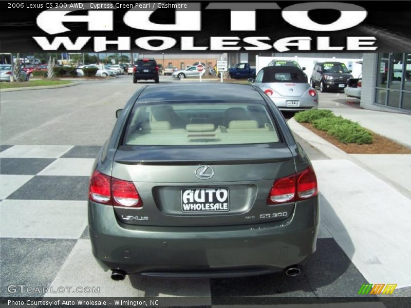 Cypress Green Pearl / Cashmere 2006 Lexus GS 300 AWD