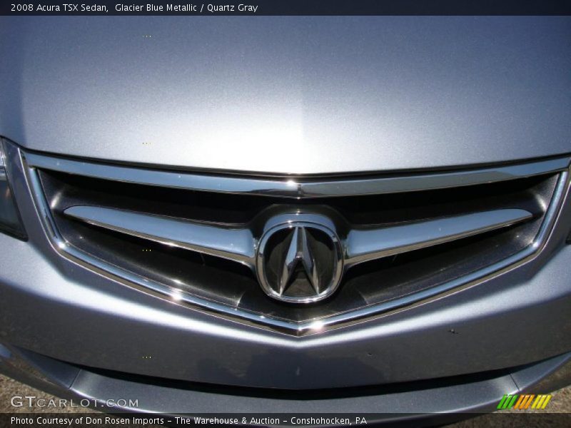 Glacier Blue Metallic / Quartz Gray 2008 Acura TSX Sedan
