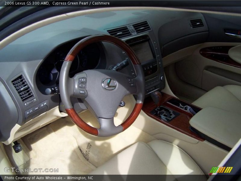 Cypress Green Pearl / Cashmere 2006 Lexus GS 300 AWD