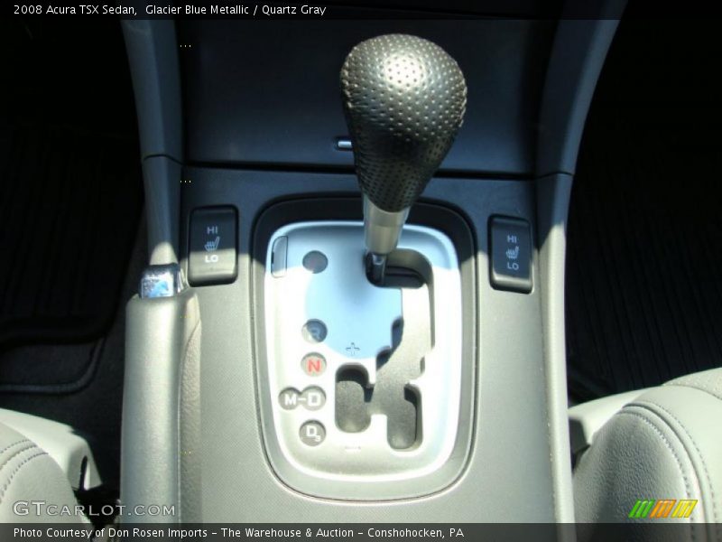 Glacier Blue Metallic / Quartz Gray 2008 Acura TSX Sedan