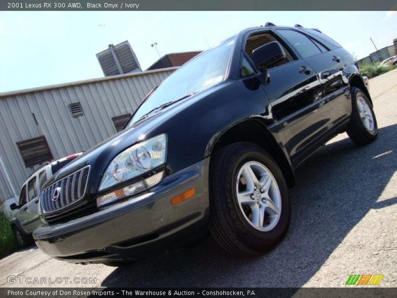 Black Onyx / Ivory 2001 Lexus RX 300 AWD
