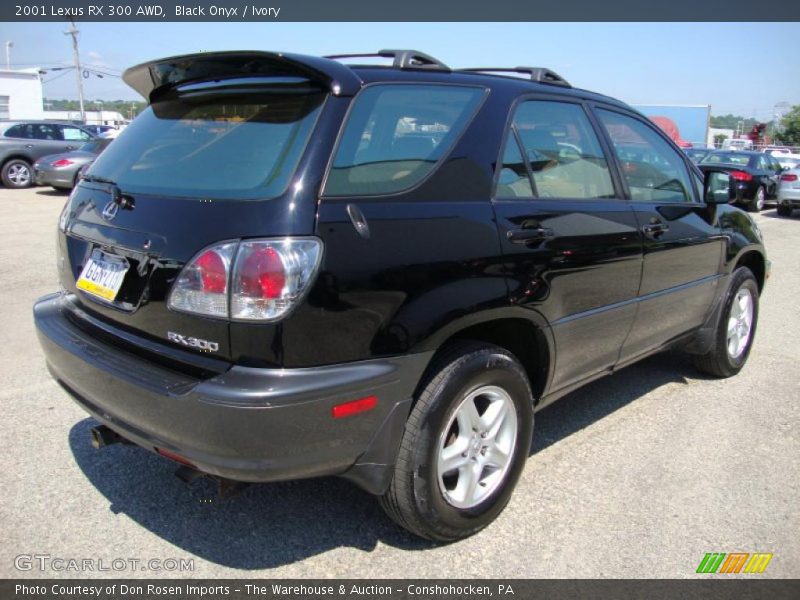 Black Onyx / Ivory 2001 Lexus RX 300 AWD