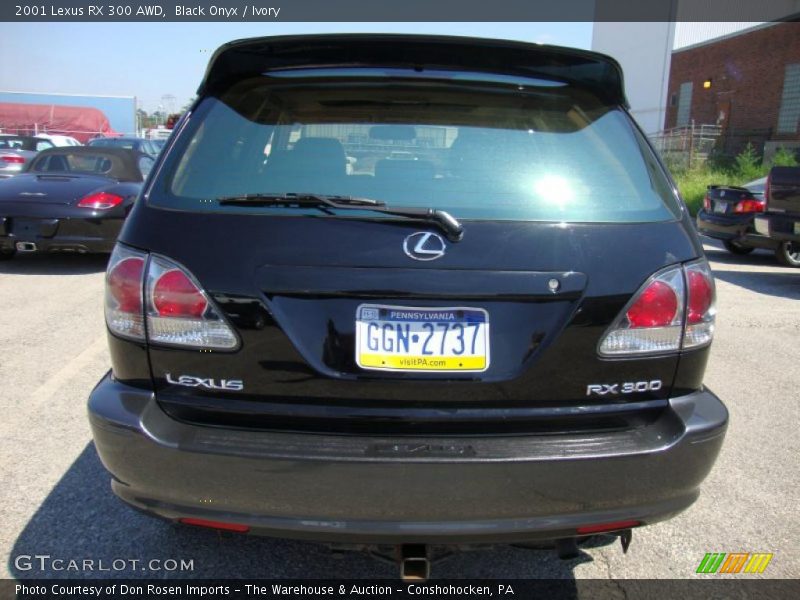 Black Onyx / Ivory 2001 Lexus RX 300 AWD