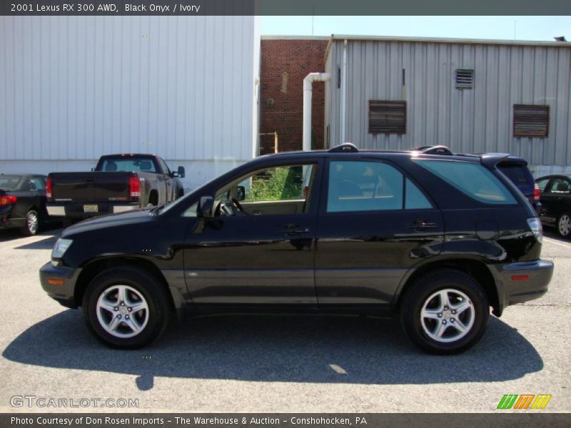 Black Onyx / Ivory 2001 Lexus RX 300 AWD