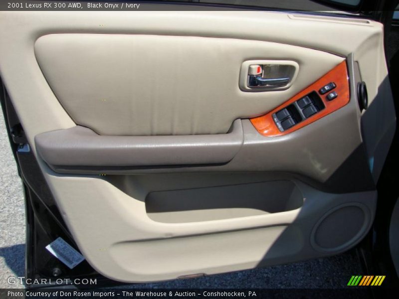 Black Onyx / Ivory 2001 Lexus RX 300 AWD
