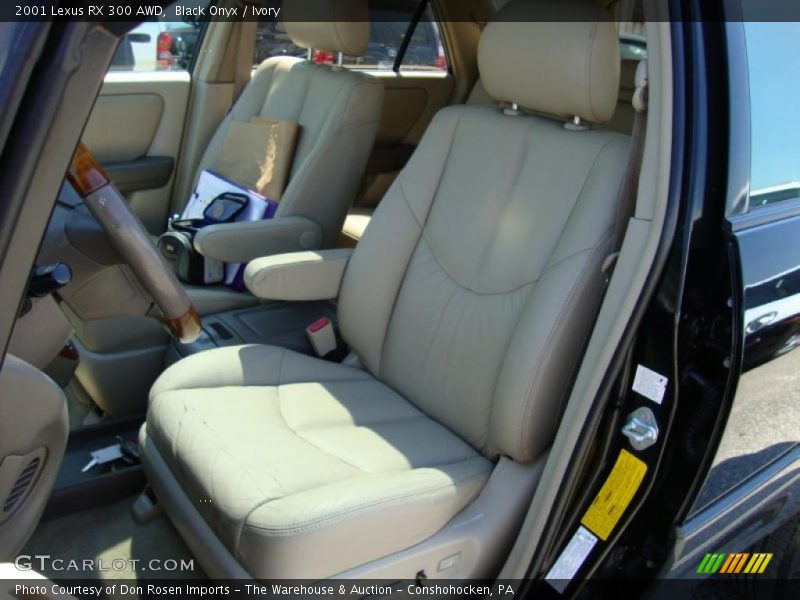 Black Onyx / Ivory 2001 Lexus RX 300 AWD