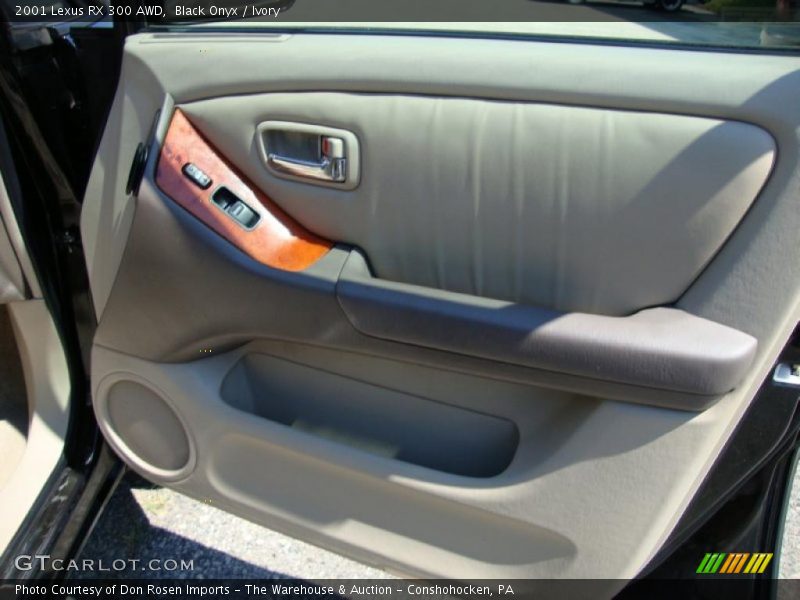 Black Onyx / Ivory 2001 Lexus RX 300 AWD