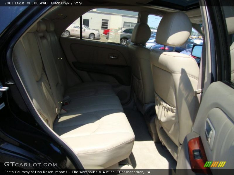 Black Onyx / Ivory 2001 Lexus RX 300 AWD