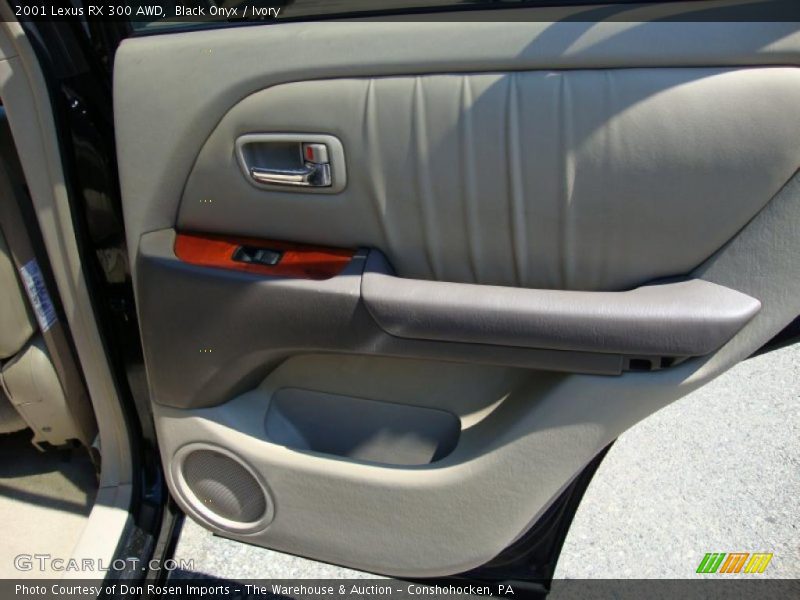 Black Onyx / Ivory 2001 Lexus RX 300 AWD