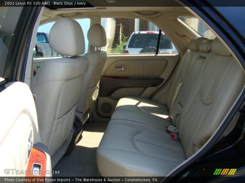 Black Onyx / Ivory 2001 Lexus RX 300 AWD