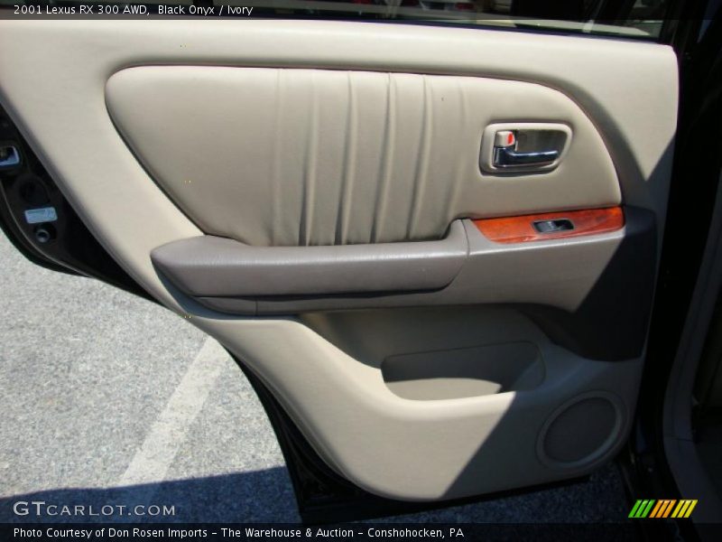 Black Onyx / Ivory 2001 Lexus RX 300 AWD