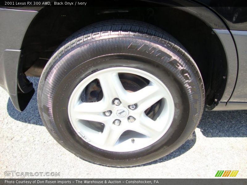 Black Onyx / Ivory 2001 Lexus RX 300 AWD
