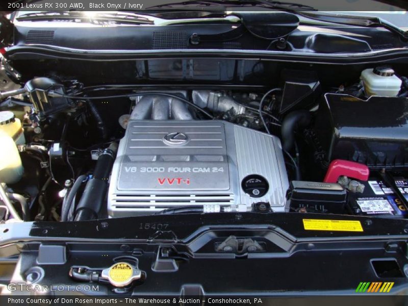 Black Onyx / Ivory 2001 Lexus RX 300 AWD