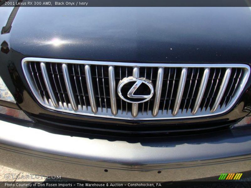 Black Onyx / Ivory 2001 Lexus RX 300 AWD