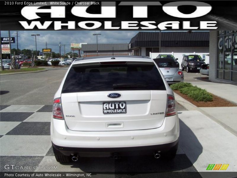 White Suede / Charcoal Black 2010 Ford Edge Limited