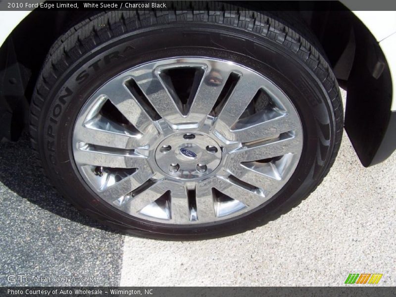 White Suede / Charcoal Black 2010 Ford Edge Limited