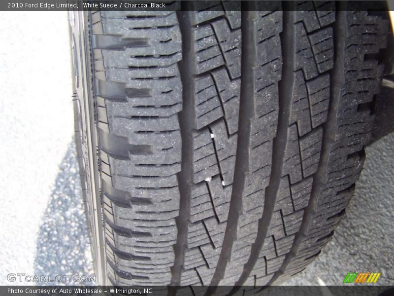 White Suede / Charcoal Black 2010 Ford Edge Limited