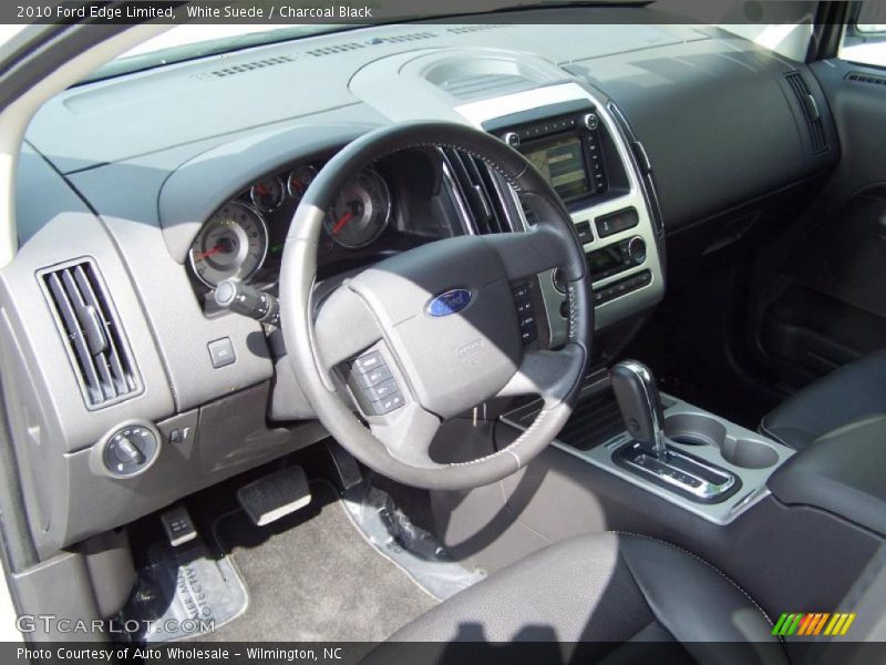 White Suede / Charcoal Black 2010 Ford Edge Limited
