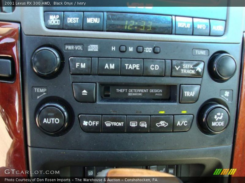 Black Onyx / Ivory 2001 Lexus RX 300 AWD