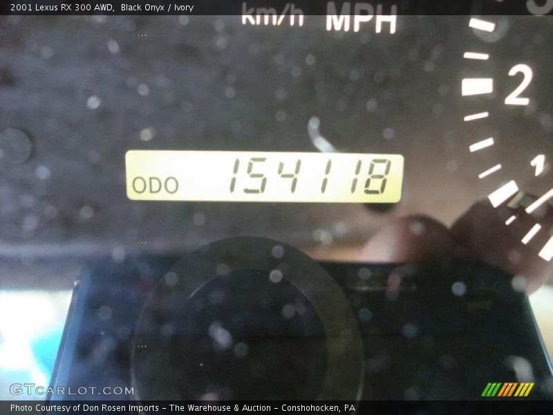 Black Onyx / Ivory 2001 Lexus RX 300 AWD