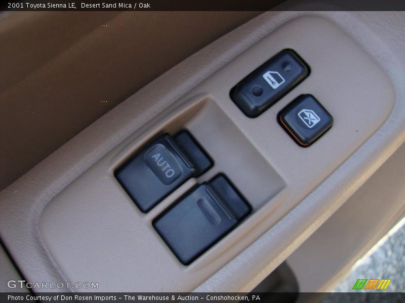 Desert Sand Mica / Oak 2001 Toyota Sienna LE