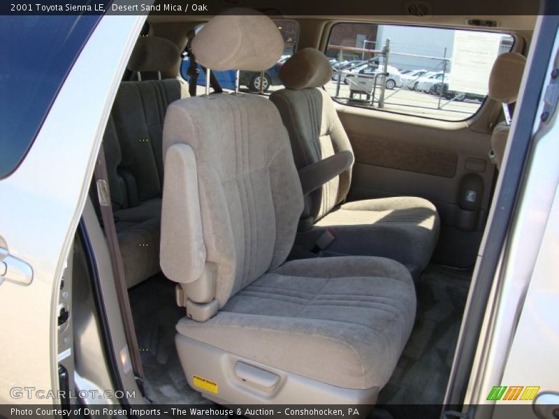 Desert Sand Mica / Oak 2001 Toyota Sienna LE