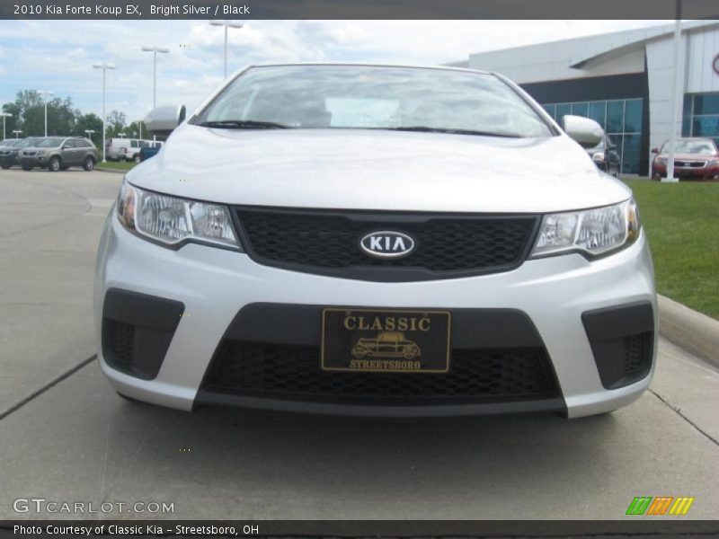 Bright Silver / Black 2010 Kia Forte Koup EX
