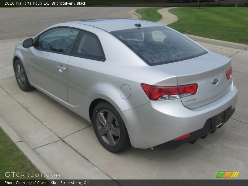 Bright Silver / Black 2010 Kia Forte Koup EX