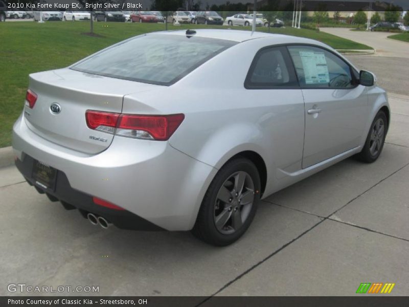 Bright Silver / Black 2010 Kia Forte Koup EX
