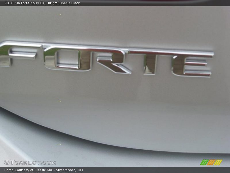Bright Silver / Black 2010 Kia Forte Koup EX